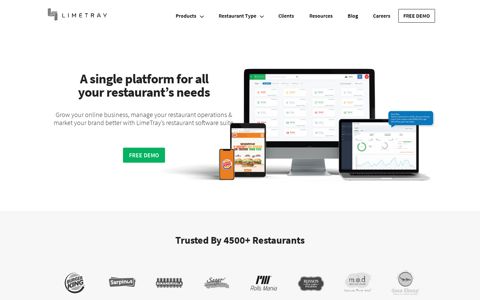 LimeTray: Restaurant Software & Marketing Solution ...