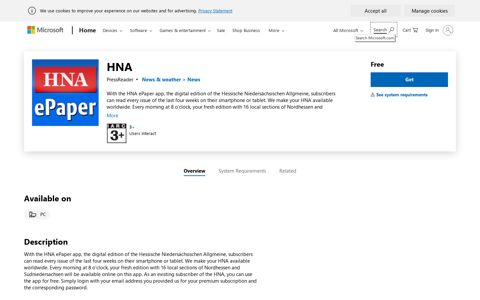 Get HNA - Microsoft Store en-SG