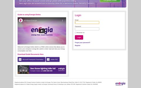 Online Account Business Customer Login | Energia Business ...
