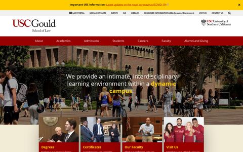 USC Gould School of Law: On-Campus and Online Law School