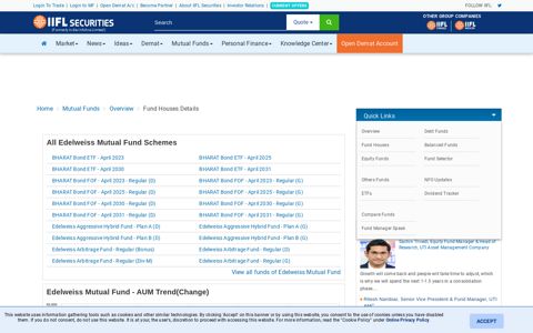 Edelweiss Mutual Funds - IndiaInfoline