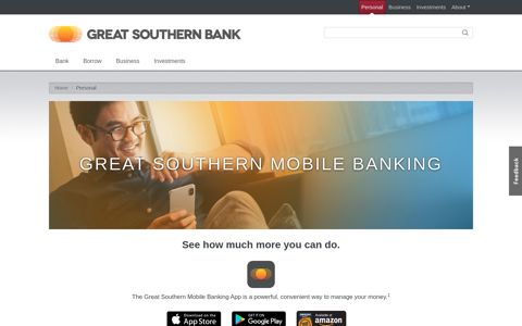 Mobile Banking > Great Southern Bank