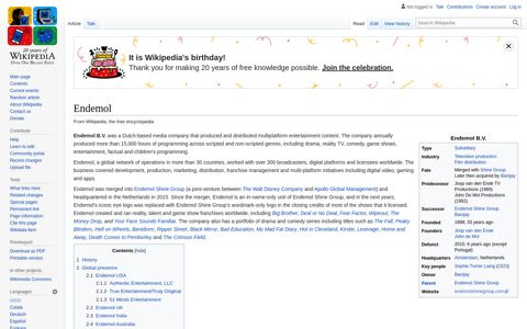 Endemol - Wikipedia