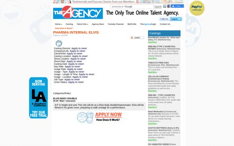 pharma internal elvis - The Agency Online