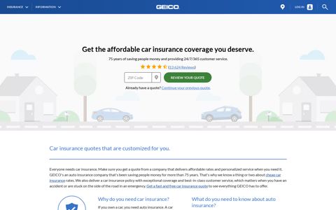 Car Insurance - Start a Free Auto Insurance Quote | GEICO