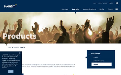 Products - CTS Eventim