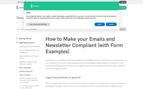 How to Make your Emails and Newsletter Compliant (with ...