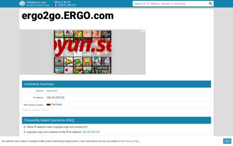 ▷ ergo2go.ERGO.com : ERGO AG - ERGO Group AG