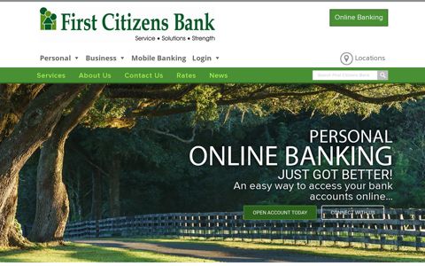 First Citizens Bank|Service - Solutions - Strength