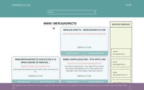 www1 ibercajadirecto - General Information about Login