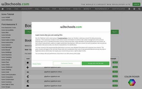 Bootstrap Glyphicons - W3Schools