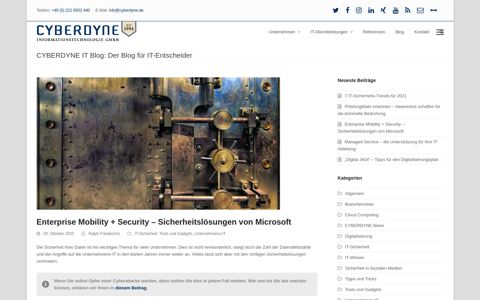 CYBERDYNE IT-Service - Enterprise Mobility + Security ...