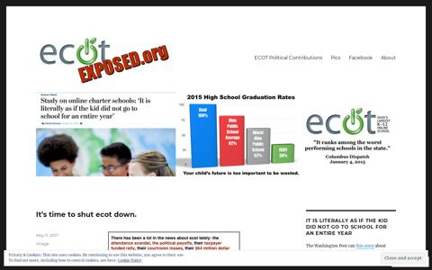 ECOT Exposed – ECOT (the Electronic Classroom of ...