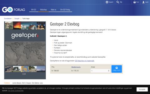 Geotoper 2 Elevbog - GO Forlag