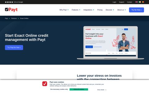 The link between Exact Online and Payt - Payt Software