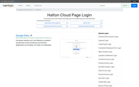 Halton Cloud Page Login - LoginFacts