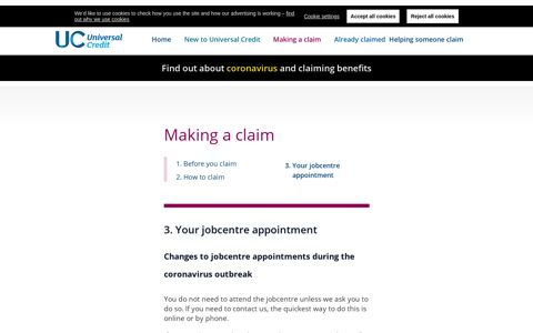 3. Your jobcentre appointment - Understanding Universal Credit