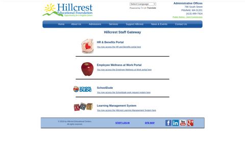 Staff Login - Hillcrest Educational Centers Pittsfield, MA ...