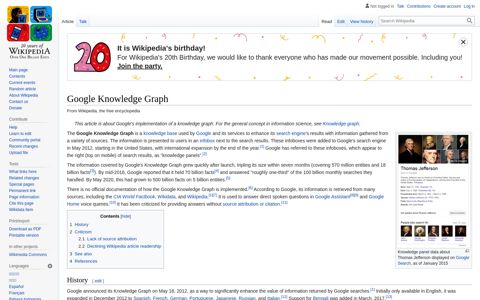 Google Knowledge Graph - Wikipedia
