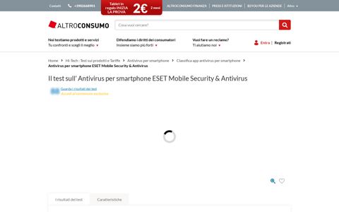 Test e Recensione ESET Mobile Security & Antivirus ...