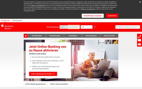 Online-Banking von zu Hause aktivieren | Sparkasse Barnim