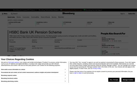 HSBC Bank UK Pension Scheme - Company Profile and ...