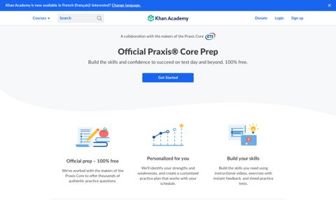 Official Praxis® Core Prep | Khan Academy