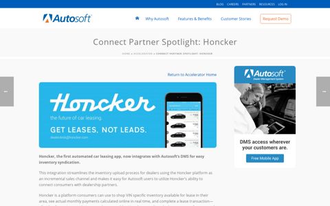 Connect Partner Spotlight: Honcker | Autosoft
