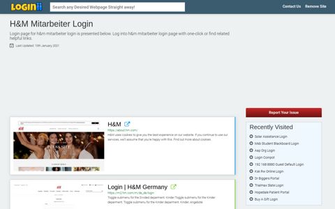H&m Mitarbeiter Login - Loginii.com
