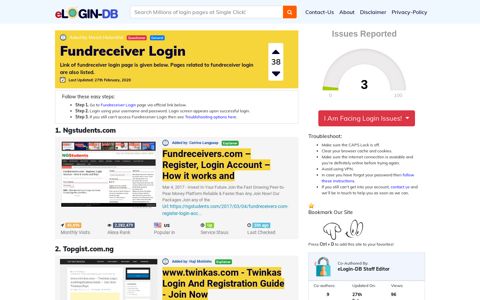 Fundreceiver Login - A database full of login pages from all ...