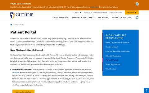 Patient Portal | Guthrie
