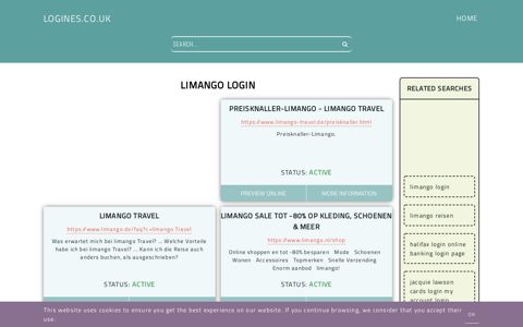 limango login - General Information about Login - Logines.co.uk