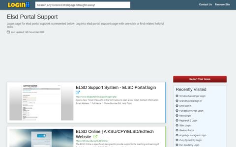 Elsd Portal Support - Loginii.com