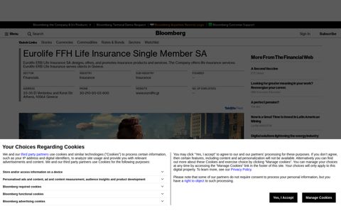 Eurolife ERB Life Insurance SA - Company Profile and News ...