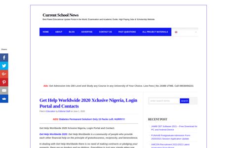 Get Help Worldwide 2020 Xclusive Nigeria, Login Portal and ...