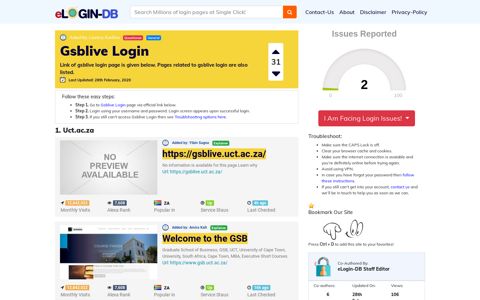 Gsblive Login - A database full of login pages from all over the ...