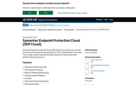Symantec Endpoint Protection Cloud (SEP Cloud) - Digital ...