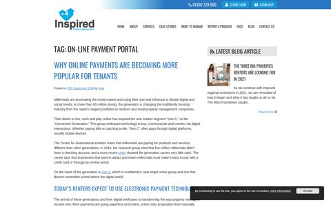 on-line payment portal – Inspired Property Management