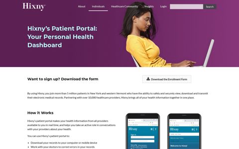 Hixny For Patients: Your Personal Health Dashboard - Hixny