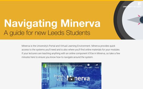 Navigating Minerva - University of Leeds