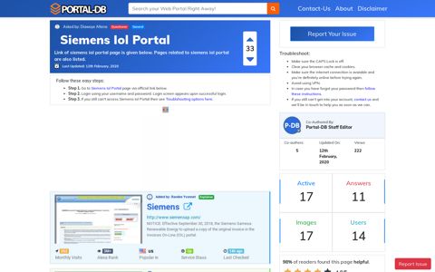 Siemens Iol Portal