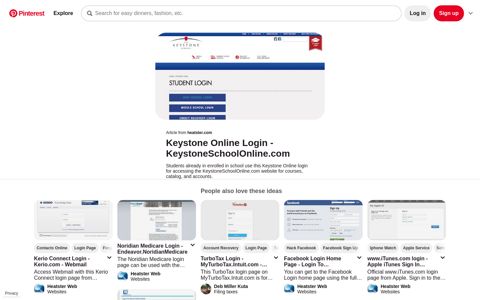 Keystone Online Login - KeystoneSchoolOnline.com - Pinterest
