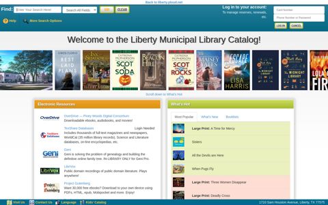 Catalog — Liberty Municipal Library