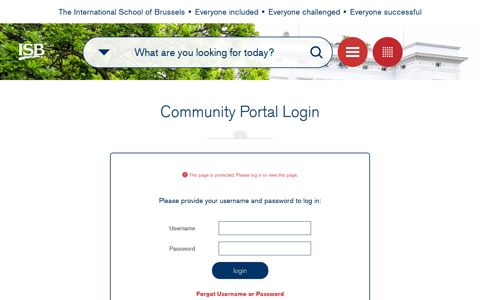 Community Portal - International School of Brussels