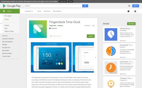 Fingercheck Time Clock - Apps on Google Play