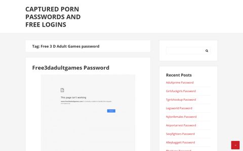 Free 3 D Adult Games password – Captured Porn Passwords ...