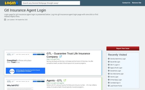 Gtl Insurance Agent Login - Loginii.com
