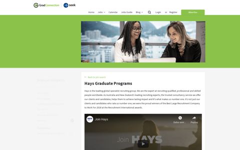 Hays Graduate Programs (7 jobs available now!)
