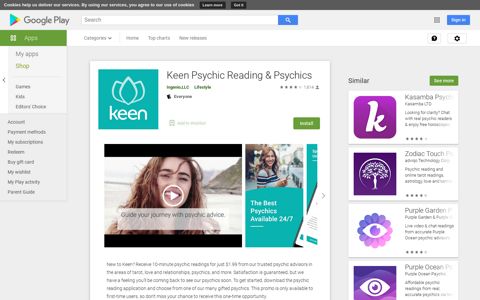 Keen Psychic Reading & Psychics - Apps on Google Play