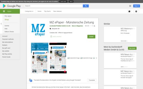 MZ ePaper - Münstersche Zeitung - Apps on Google Play